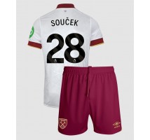 West Ham United Tomas Soucek #28 Koszulka Trzecia dzieci 2024-25 Krótki Rękaw (+ krótkie spodenki)